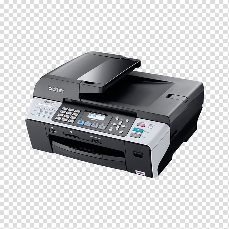 Multi-function printer Inkjet printing Ink cartridge Brother Industries, printer transparent background PNG clipart