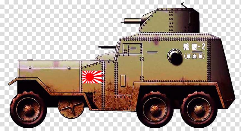 Second World War Armored car Type 92 Heavy Armoured Car Type 93 Armoured Car, car transparent background PNG clipart