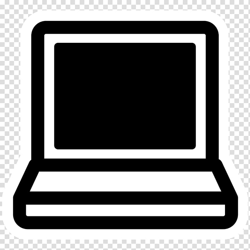 Laptop Black and white , Lap transparent background PNG clipart