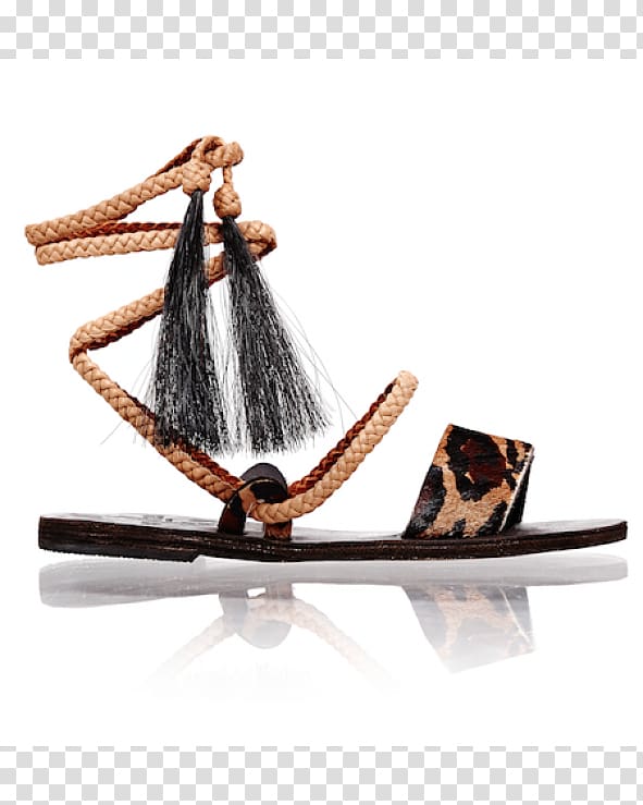 Leopard Clothing Accessories Sandal Slide Shoe, leopard transparent background PNG clipart
