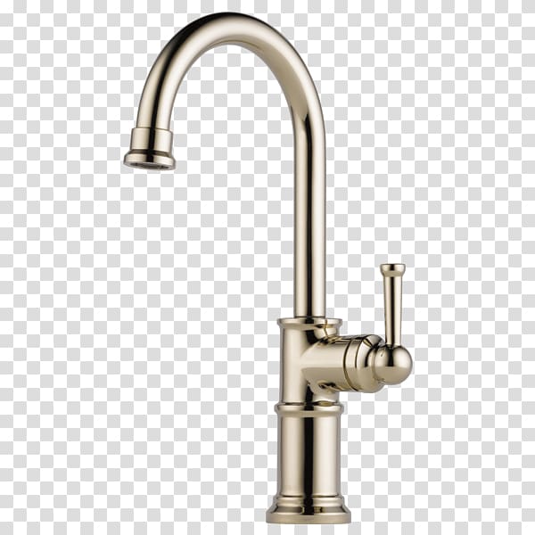 Tap Brushed metal Sink Stainless steel Moen, water faucet transparent background PNG clipart