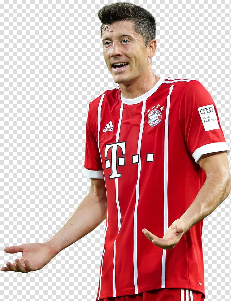 Robert Lewandowski FC Bayern Munich Poland national football team 2017–18 Bundesliga, Robert Lewandowski transparent background PNG clipart