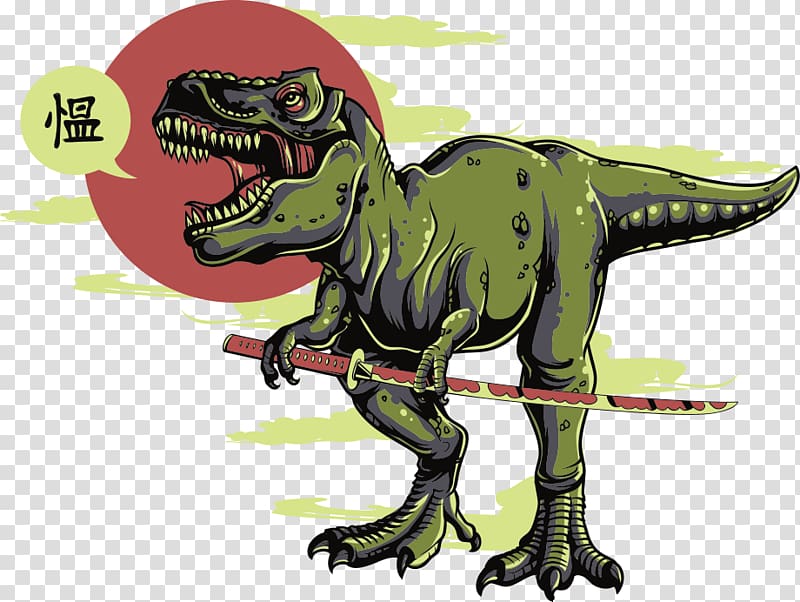 t-rex illustration, Dinosaur Park T-shirt Ankylosaurus Tyrannosaurus rex, Dinosaur prints transparent background PNG clipart