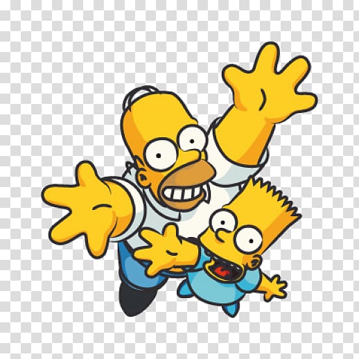 Homer Simpson Bart Simpson Krusty the Clown Logo, Homero transparent background PNG clipart