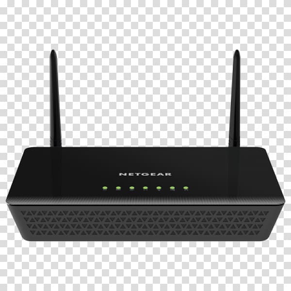 Wireless router NETGEAR R6220 NETGEAR D6000, Modem transparent background PNG clipart