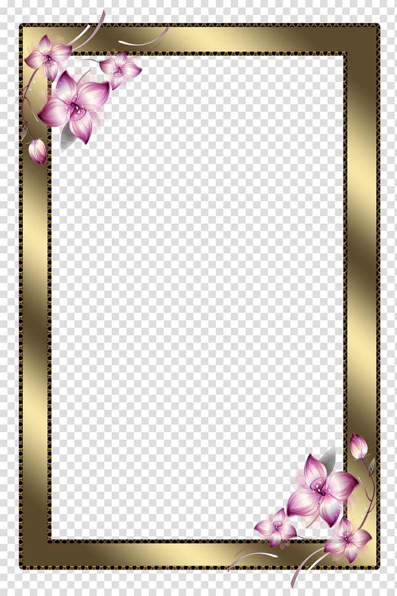 Flower Frames, STYLE transparent background PNG clipart