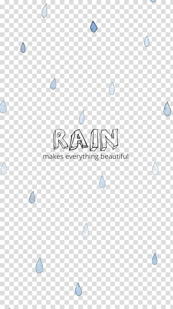 rain quote , Watercolor painting Art, Raindrops English WordArt transparent background PNG clipart
