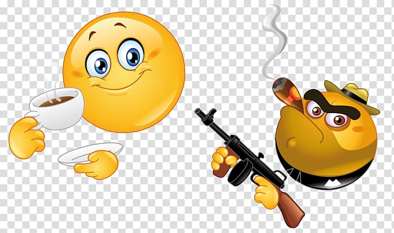 Emoticon Gangster Smiley , smiley transparent background PNG clipart