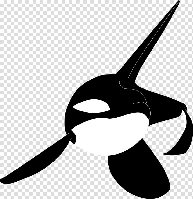 Killer whale Tattoo Flash, black sketch transparent background PNG clipart