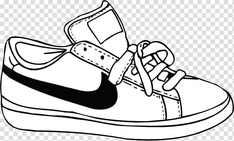 Xara Shoe , Hand-painted shoes Nike transparent background PNG clipart