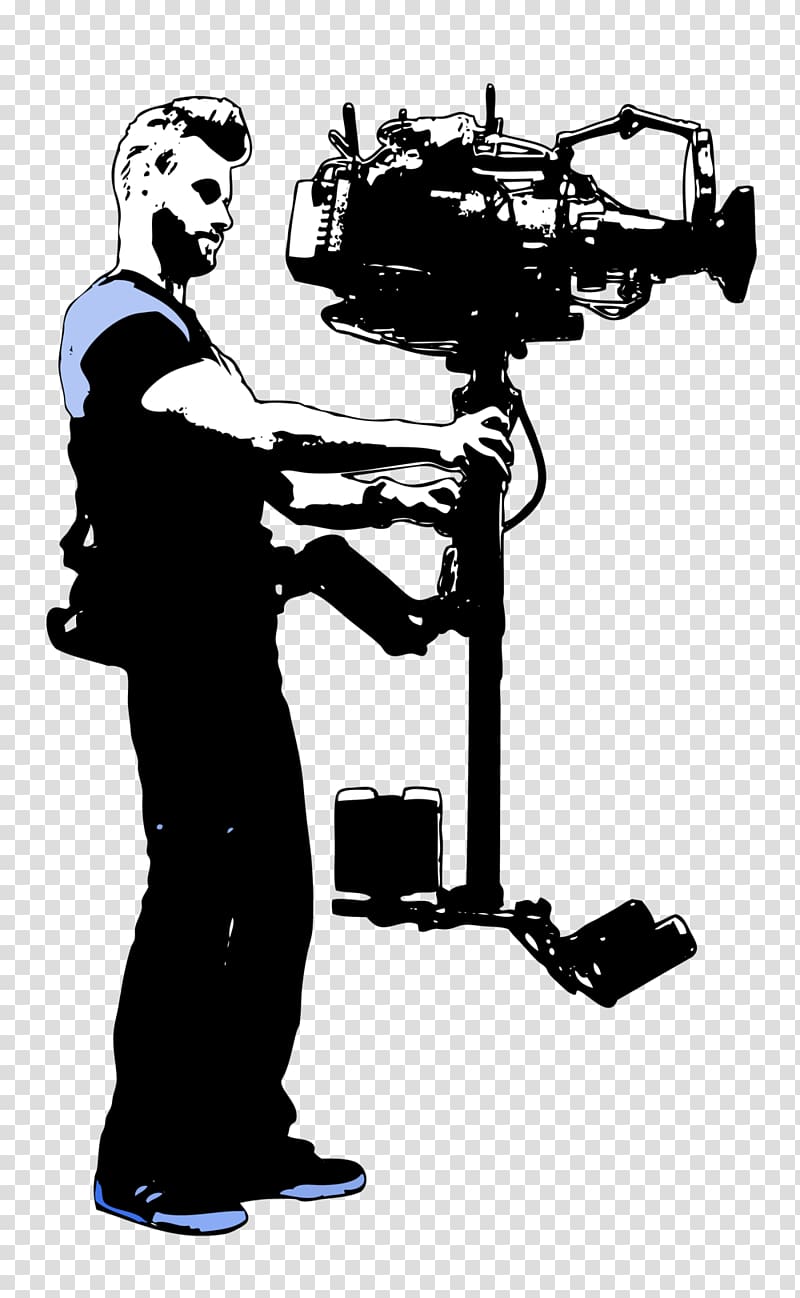 Opérateur steadicam Camera Operator Cinematographer, camera man transparent background PNG clipart