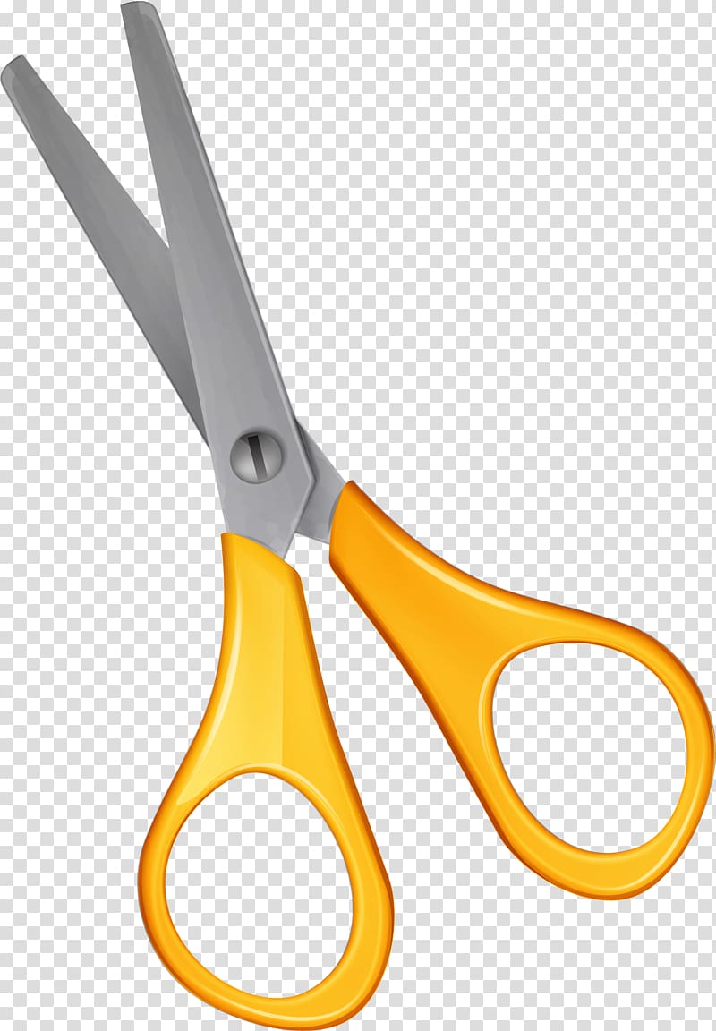 yellow scissors , Scissors Computer file, scissors transparent background PNG clipart