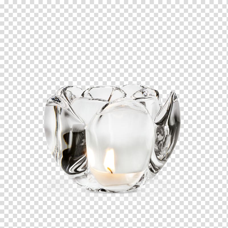 Holmegaard Lotus Cars Tealight Candlestick, light transparent background PNG clipart