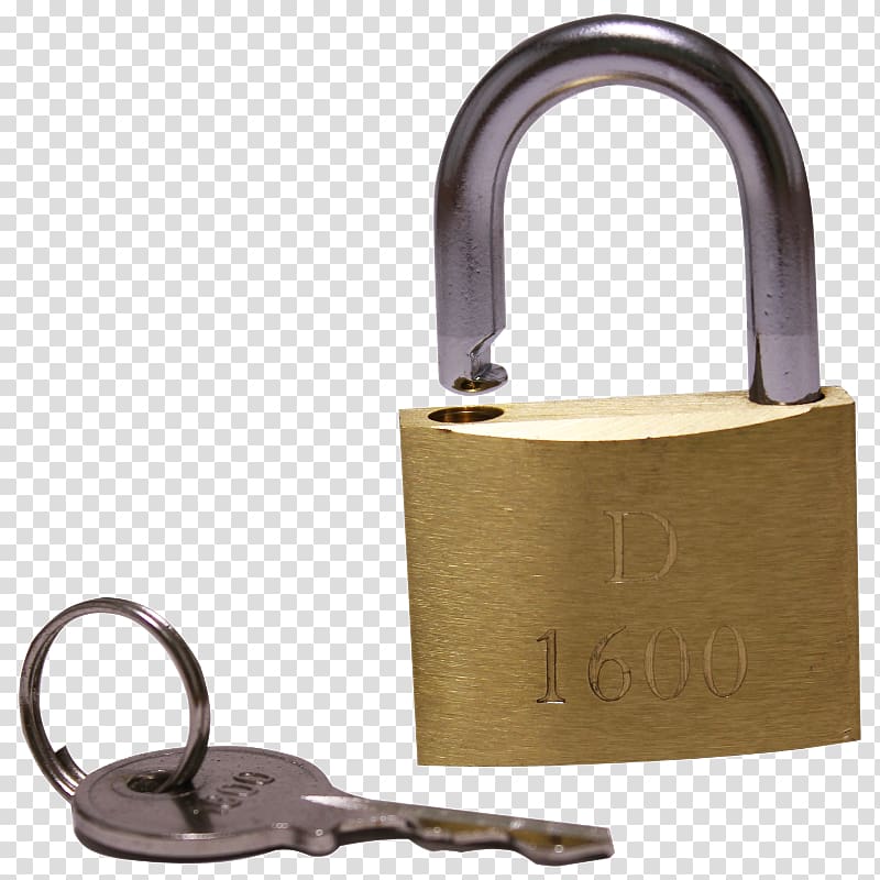 Padlock Brass Key Material, lock and key transparent background PNG clipart