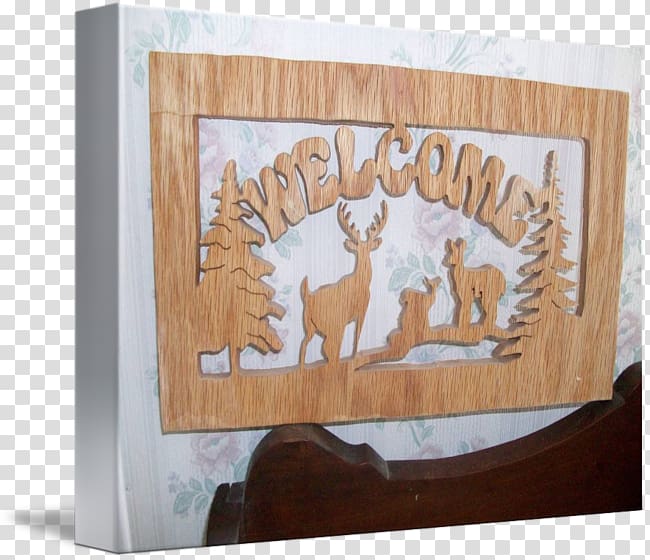 Frames Deer Wood Welcome sign /m/083vt, deer transparent background PNG clipart