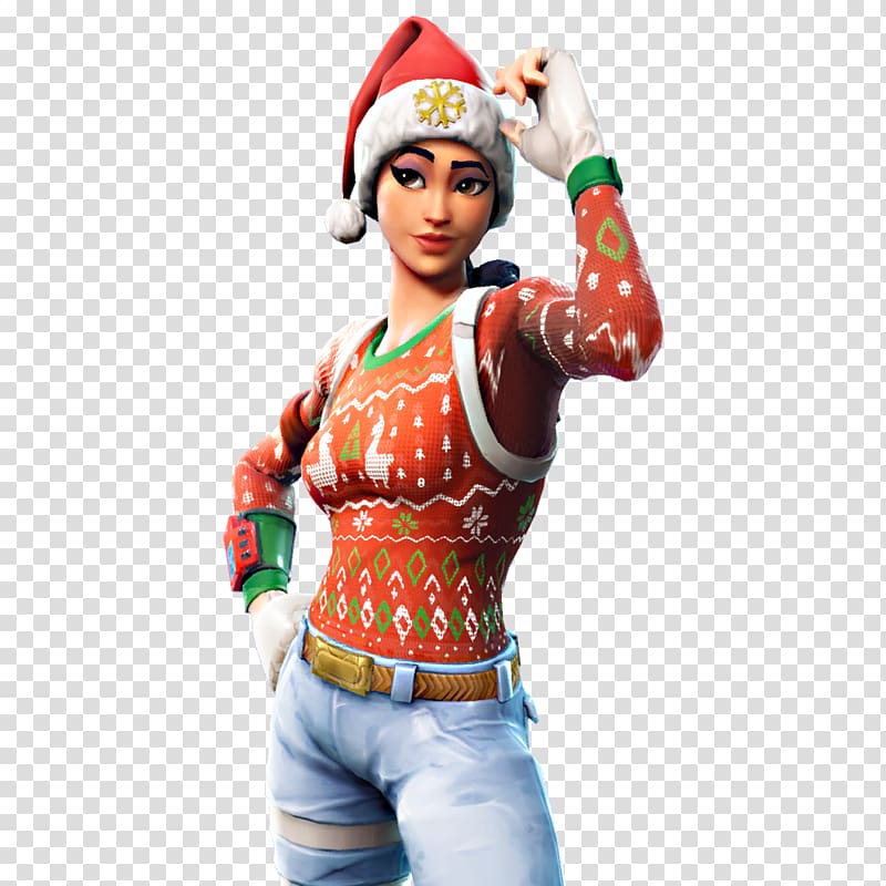woman wearing red sweater , Fortnite Battle Royale PlayStation 4 Battle royale game Video game, Fortnite transparent background PNG clipart