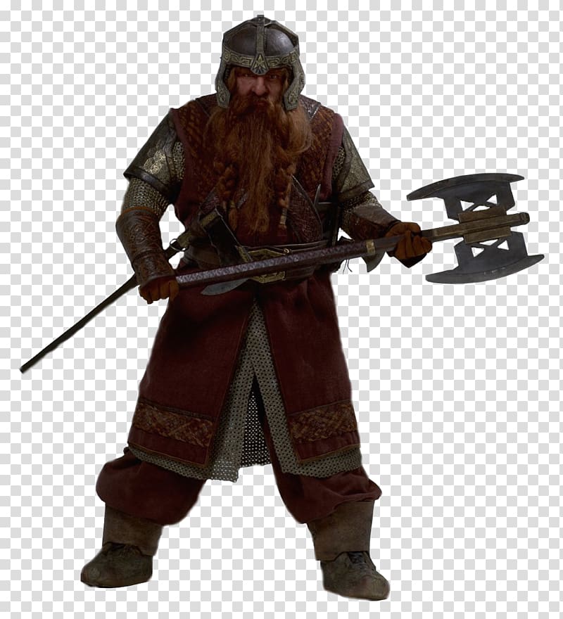Gimli The Lord of the Rings The Hobbit Aragorn Legolas, the hobbit transparent background PNG clipart