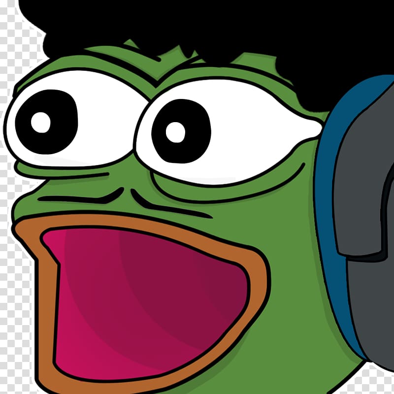 Normie Reddit Agar.io Pepe the Frog Tree frog, poggers transparent background PNG clipart