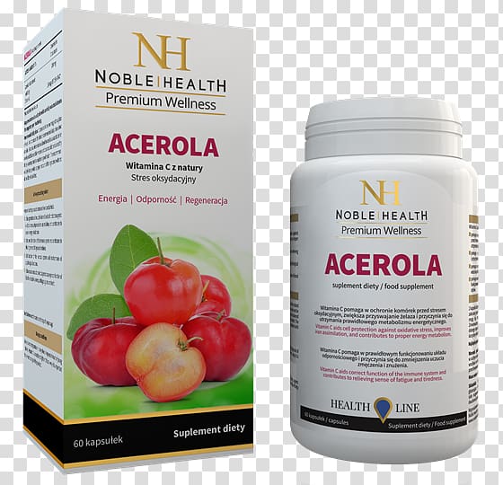 Dietary supplement Ascorbic acid Bodybuilding supplement Barbados Cherry Vitamin, health transparent background PNG clipart