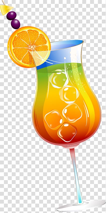drinking glass with lemon illustration, Orange juice Soft drink Orange drink Glass, Drinks cocktails transparent background PNG clipart