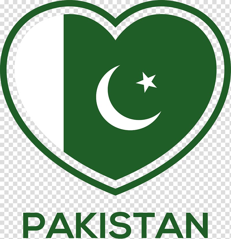heart green and white Pakistan logo, Jhelum Indo-Pakistani wars and conflicts Flag of Pakistan Independence Day Love, Pakistan flag of green love transparent background PNG clipart