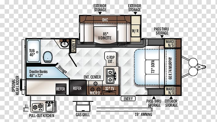 Caravan Campervans Forest River Trailer Camping World, others transparent background PNG clipart