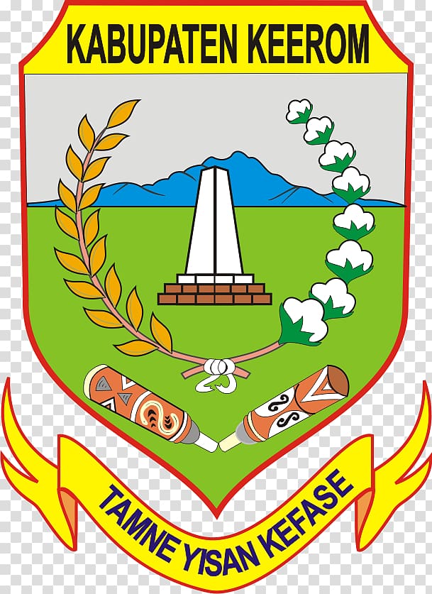 Keerom Regency Jayapura Regency Mamberamo Raya Regency Logo, Padi Dan Kapas transparent background PNG clipart