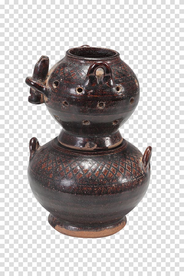 Ceramic Antique Jar, Ancient wind jar transparent background PNG clipart