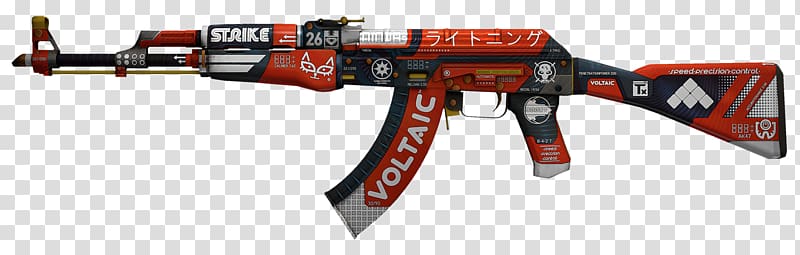 Counter-Strike: Global Offensive AK-47 YouTube Video game M4A1-S, ak 47 transparent background PNG clipart