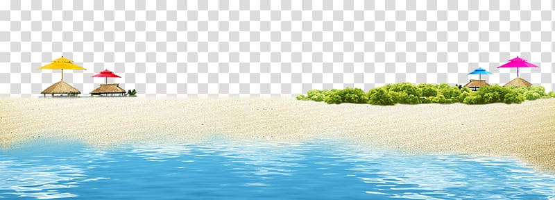 Sandy Beach Seawater, Sandy beach transparent background PNG clipart