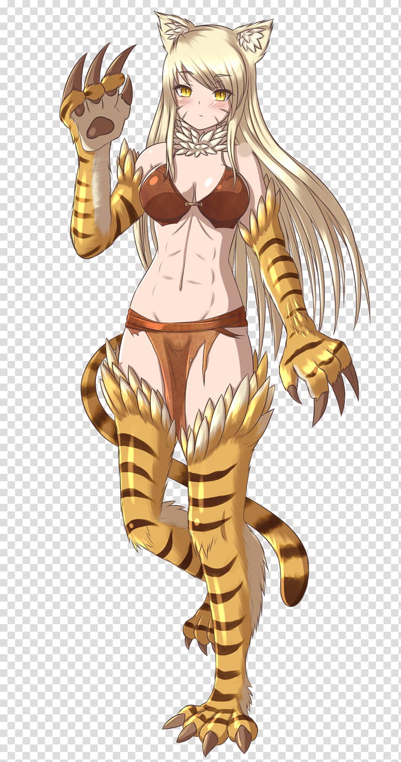 Legendary creature Makhluk Oni Carnivora Tiger, others transparent background PNG clipart