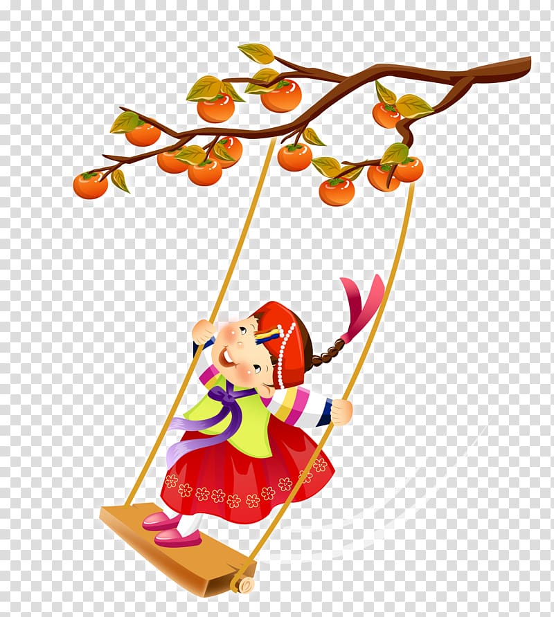 Japanese Persimmon , persimmon tree swing material transparent background PNG clipart