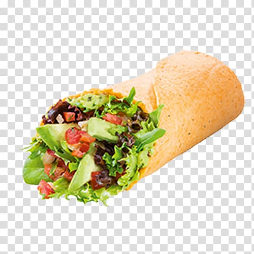 Korean taco Wrap Guacamole Fast food Vegetarian cuisine, salad transparent background PNG clipart