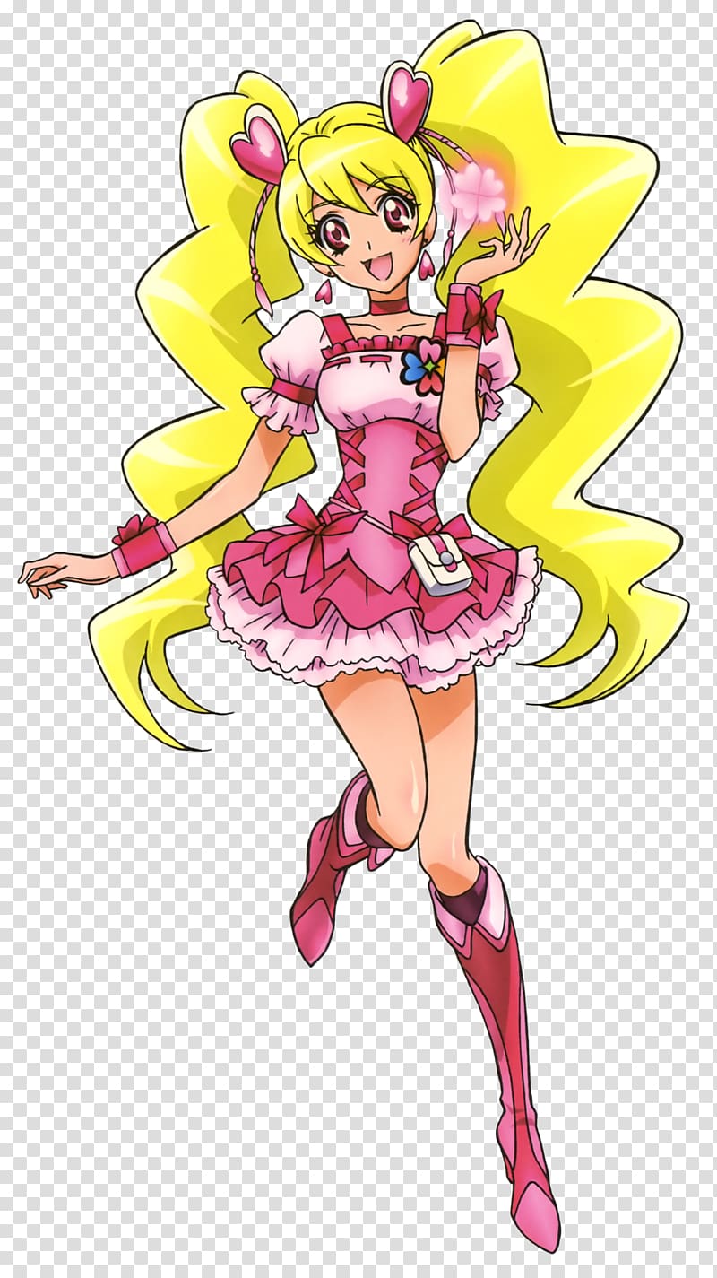 Love Momozono Pretty Cure Mai Misho Saki Hyuuga, peach blossom transparent background PNG clipart