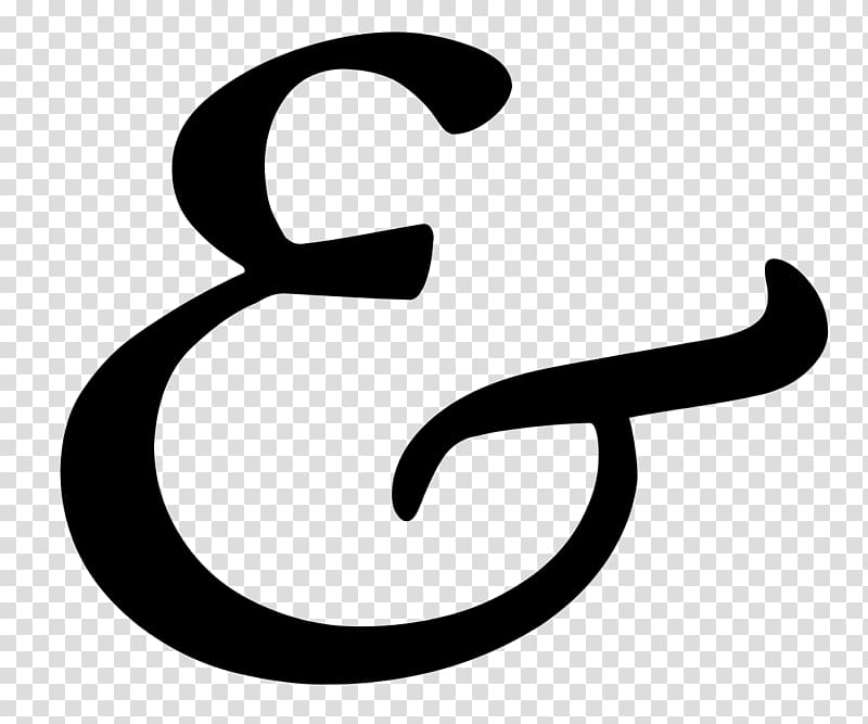 Ampersand English alphabet Wiktionary Wikipedia, quote symbol transparent background PNG clipart