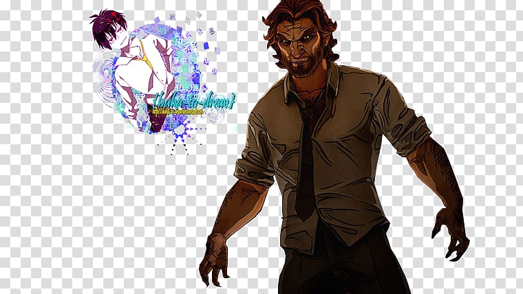 Big Bad Wolf The Wolf Among Us Dog Bigby Wolf Werewolf, Among Us transparent background PNG clipart