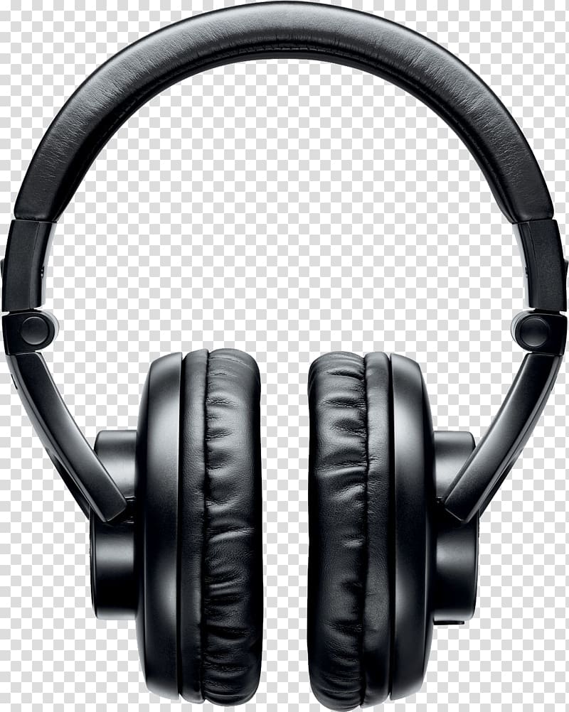 Headphones Microphone Shure Recording studio Sound, Headphones transparent background PNG clipart