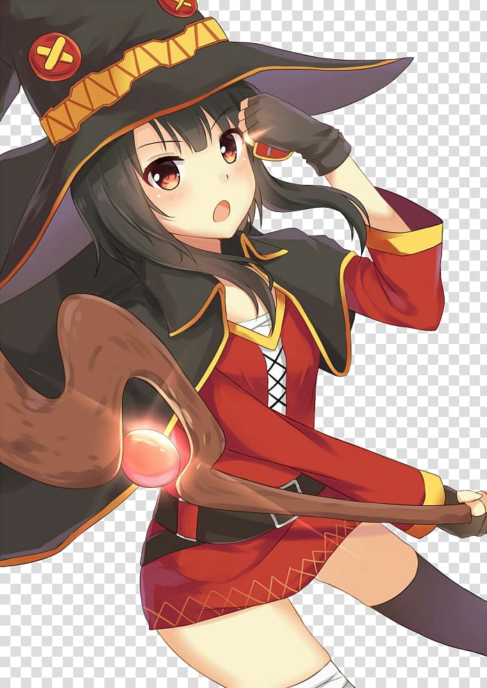 KonoSuba Fan art Drawing, Anime transparent background PNG clipart