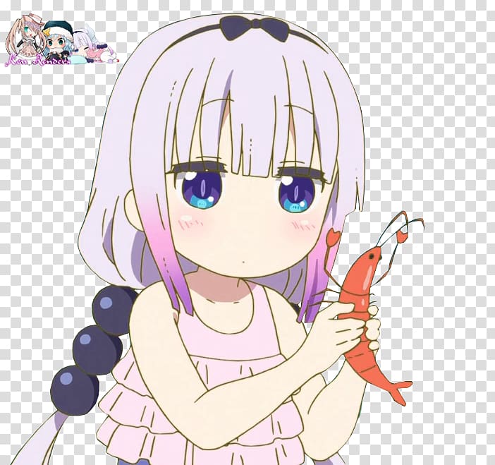 Miss Kobayashi's Dragon Maid Kamuy Anime, Kanna kamui transparent background PNG clipart
