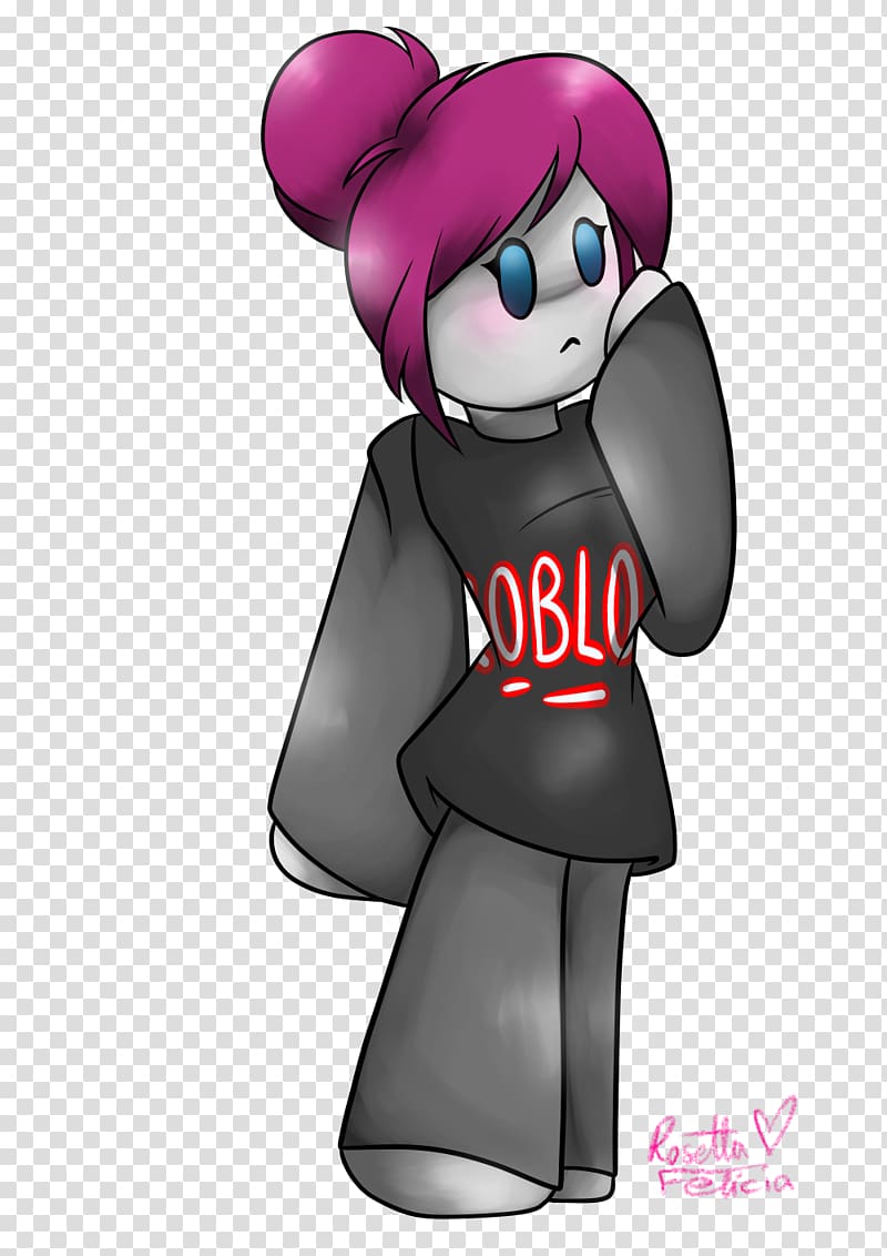 Roblox Drawing Character Female Art Transparent Background Png