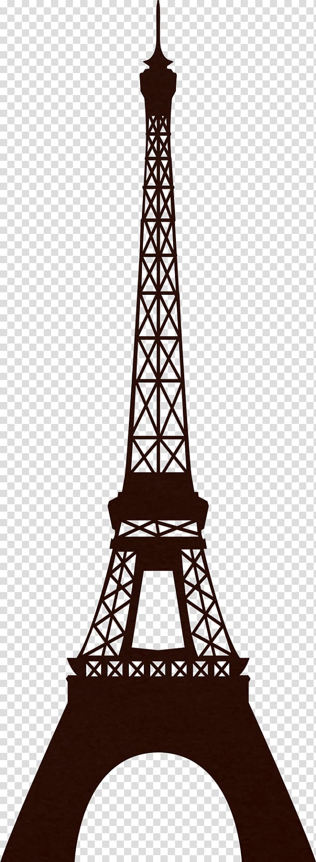 Eiffel Tower Silhouette , Paris transparent background PNG clipart