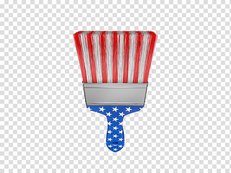 Flag of the United States Independence Day Paintbrush, American flag brush material transparent background PNG clipart