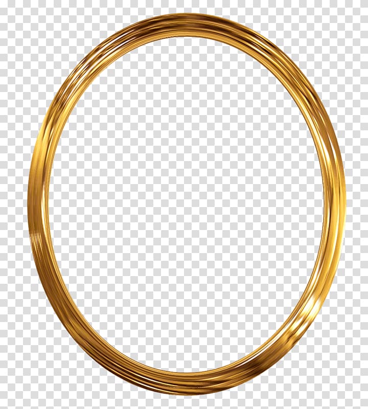 Round gold-colored frame illustration, Ring, A golden ring transparent ...