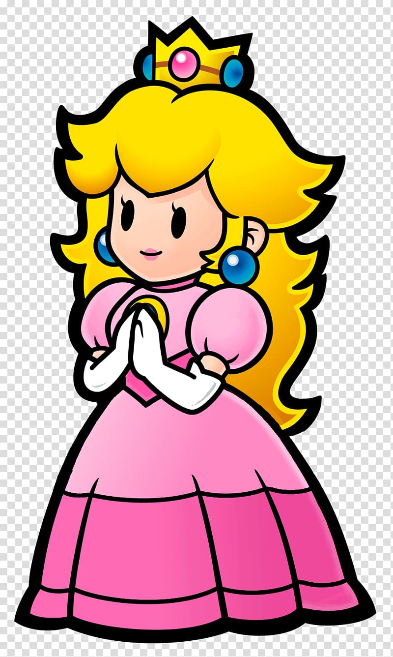 Princess Peach illustration, Super Mario Bros. Princess Peach Super Paper Mario, peach transparent background PNG clipart