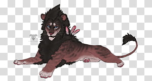 Lion Digital art Cheetah, banner shading transparent background PNG clipart thumbnail