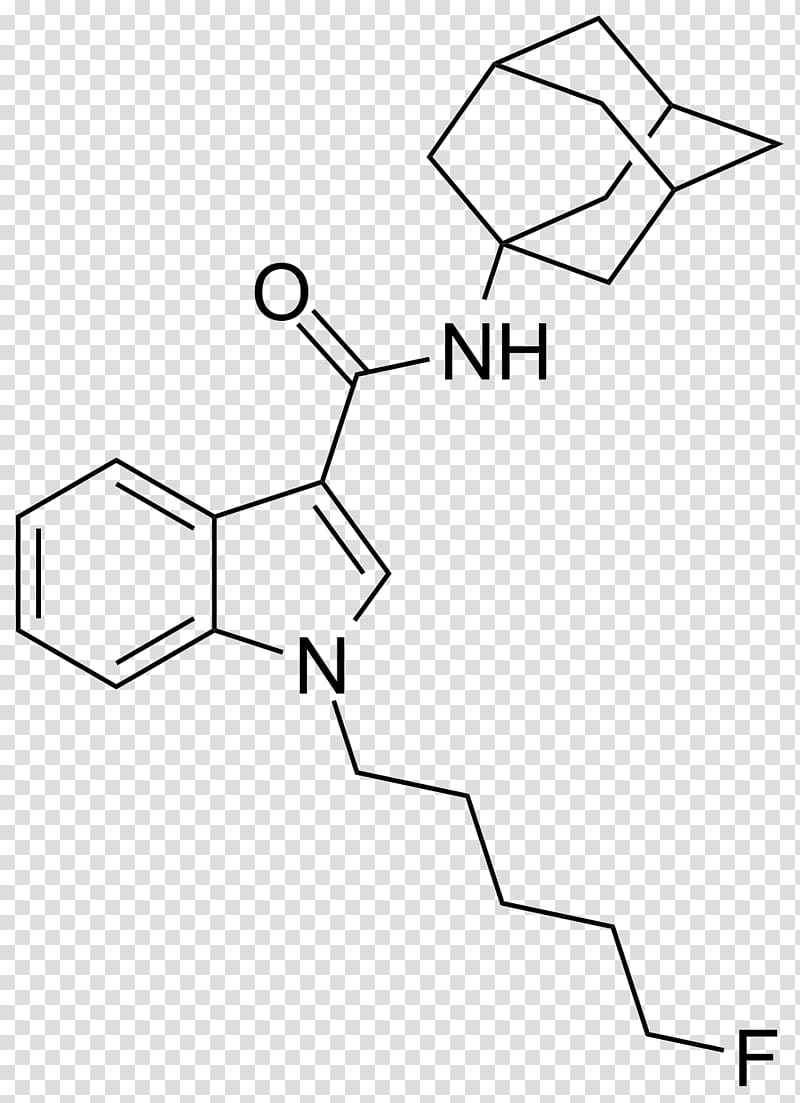 Synthetic cannabinoids STS-135 Cannabinoid receptor APICA, physical structure transparent background PNG clipart