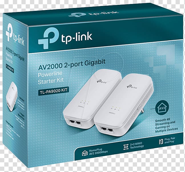 Power-line communication TP-LINK TL-WPA8630P KIT HomePlug Wi-Fi, Tplink transparent background PNG clipart