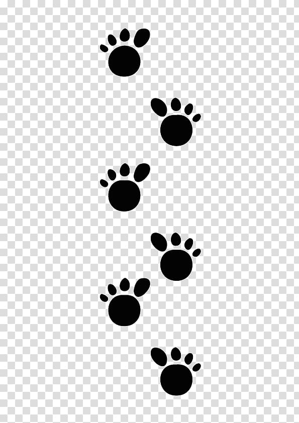 Cat Dog Dinosaur Footprints Reservation Deer Penguin, Cat transparent ...