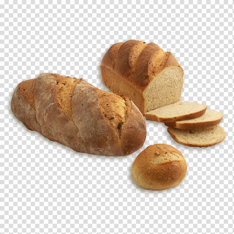 Rye bread Pandesal Baguette Brown bread, bread transparent background PNG clipart
