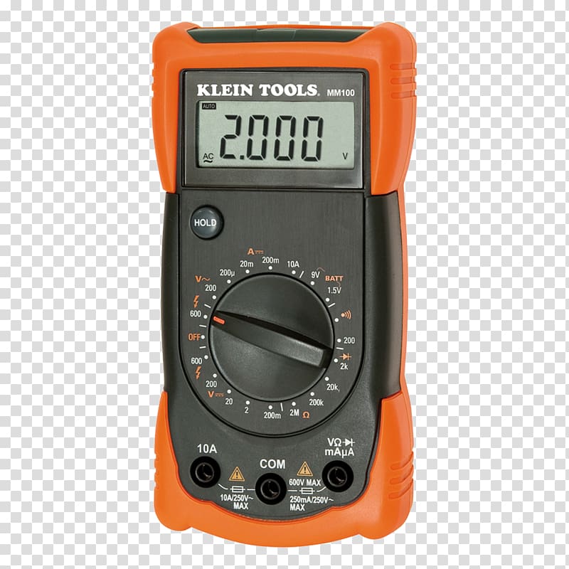 Digitalmultimeter Klein Tools Voltage Direct current, others transparent background PNG clipart